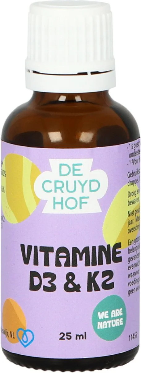 Cruydhof Vitamine D3 & K2 Druppels 25ML