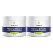 2x Vitakruid Vitamine C Poeder Calcium- & Magnesiumascorbaat 260 gr
