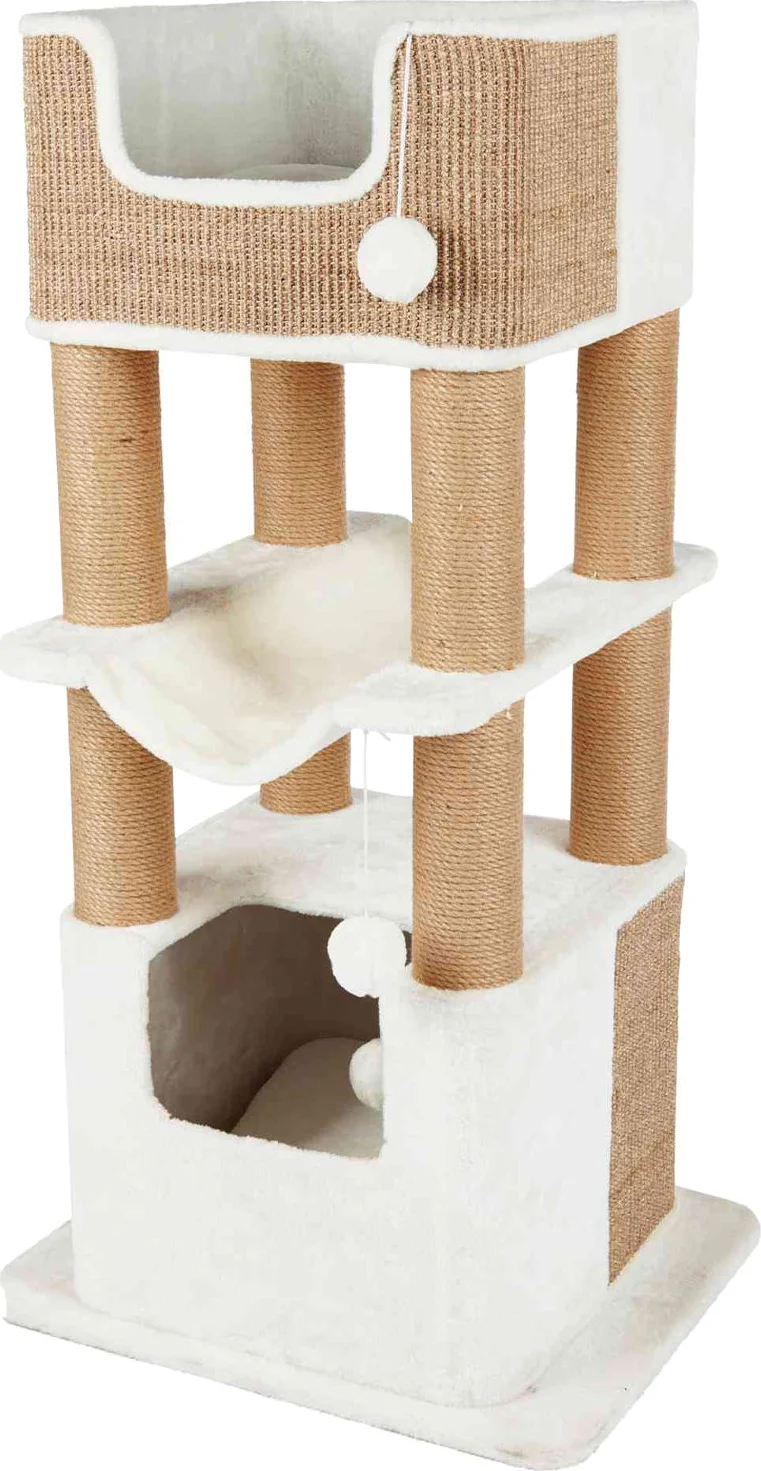 Trixie - Krabpaal - Lucano - Wit/Taupe - 58X48X110 cm
