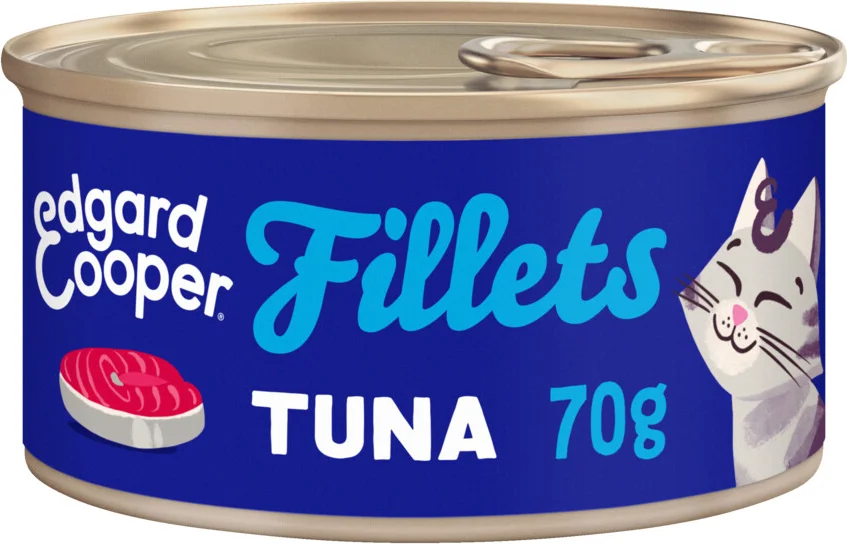 Edgard & Cooper Kattenvoer Fillets Tonijn 70 gr