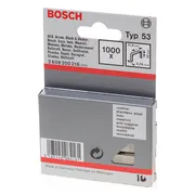 Bosch Professional Nieten type 53 | 10 mm RVS | 11,4 x 0,74 mm | 1000 stuks - 2609200216