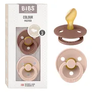 BIBS Fopspeen 6-18 Maanden Anatomic Blush/Woodchuck 2ST