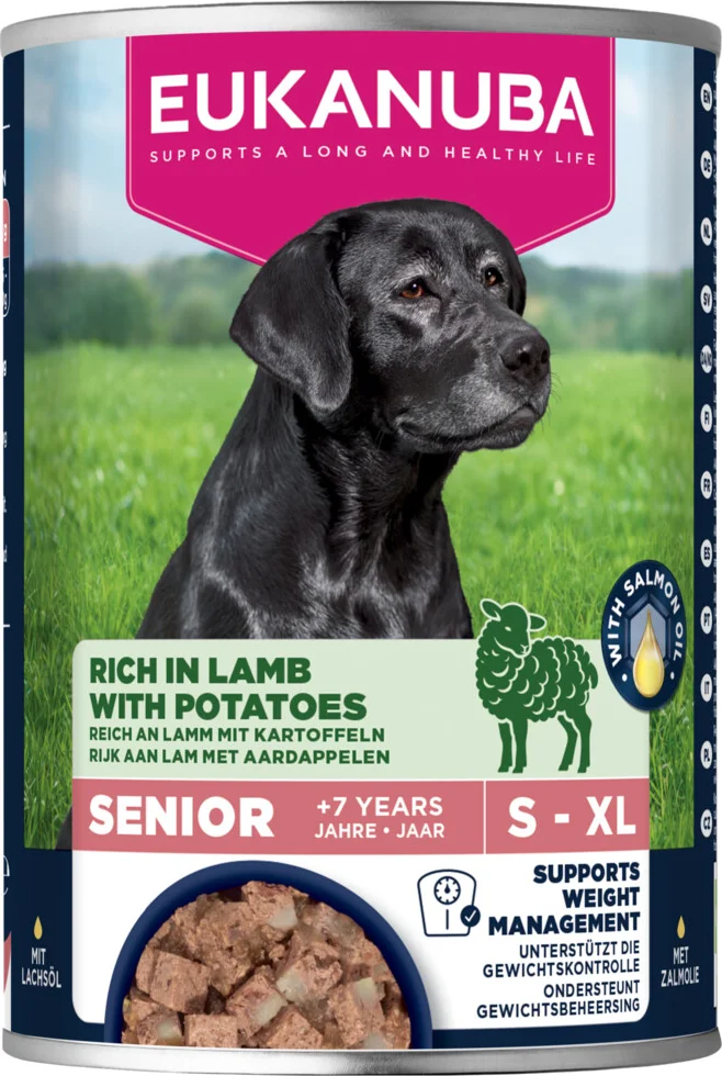 Eukanuba Hondenvoer Nat Life Care Dog Senior Lam en Aardappel 400 gr