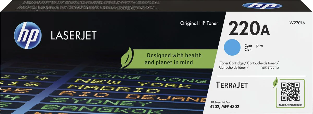 HP 220A LaserJet Toner Cyaan