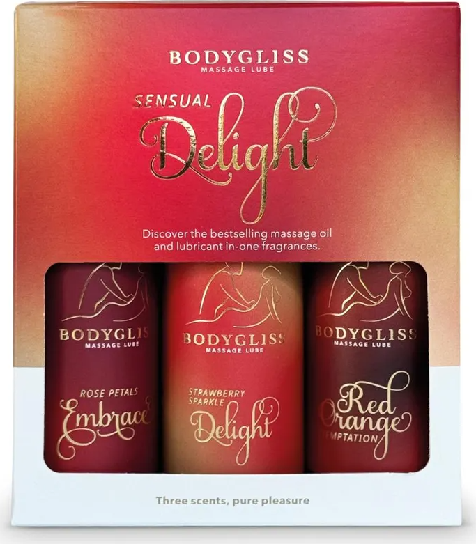 Bodygliss Massage Lube Sensual Delight Giftset