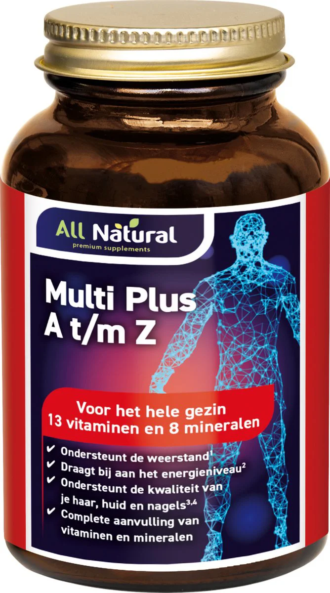 All Natural Multi Plus A-Z Tabletten 100TB