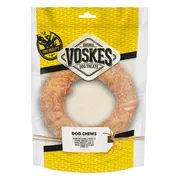 Voskes Kauwring Runderhuid met Kip 19 cm