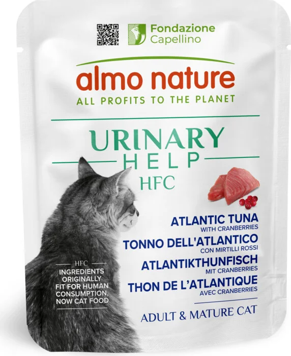 Almo Nature HFC Urinary Help Kattenvoer Tonijn uit de Atlantische Oceaan met Cranberries 50 gr