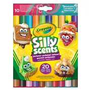 Crayola - Silly Scents - Viltstiften - 10 Geurstiften Dubbele Maxi-punt - 20 Kleuren - Voor Kinderen