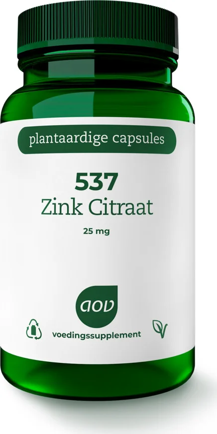 2x AOV 537 Zink Citraat 25 mg 90 capsules