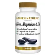Golden Naturals Calcium, Magnesium & Zink Vegan 90 tabletten