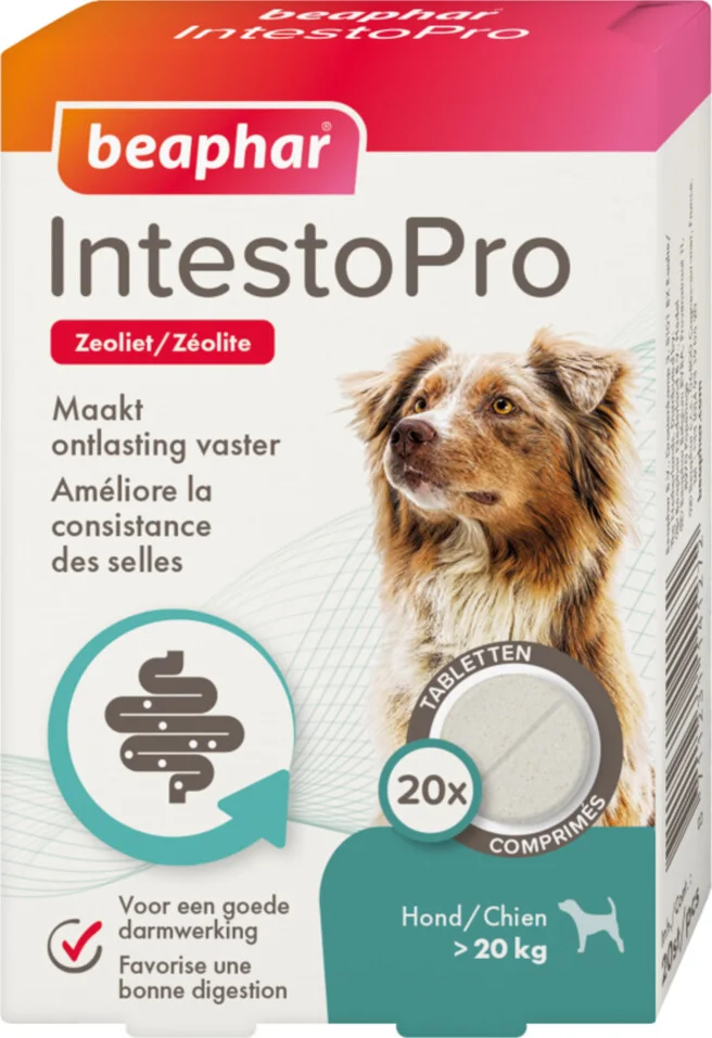 Beaphar IntestoPro Hond vanaf 20 kg 20 tabletten