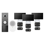 TP-Link Tapo C645D Solar Kit 3-Pack + D235 Smart Battery & Wired Doorbell