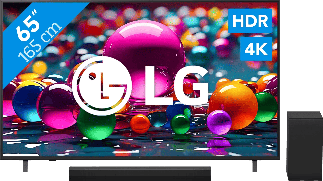 LG 65" Smart UA75 4K (2025) + LG DS40T