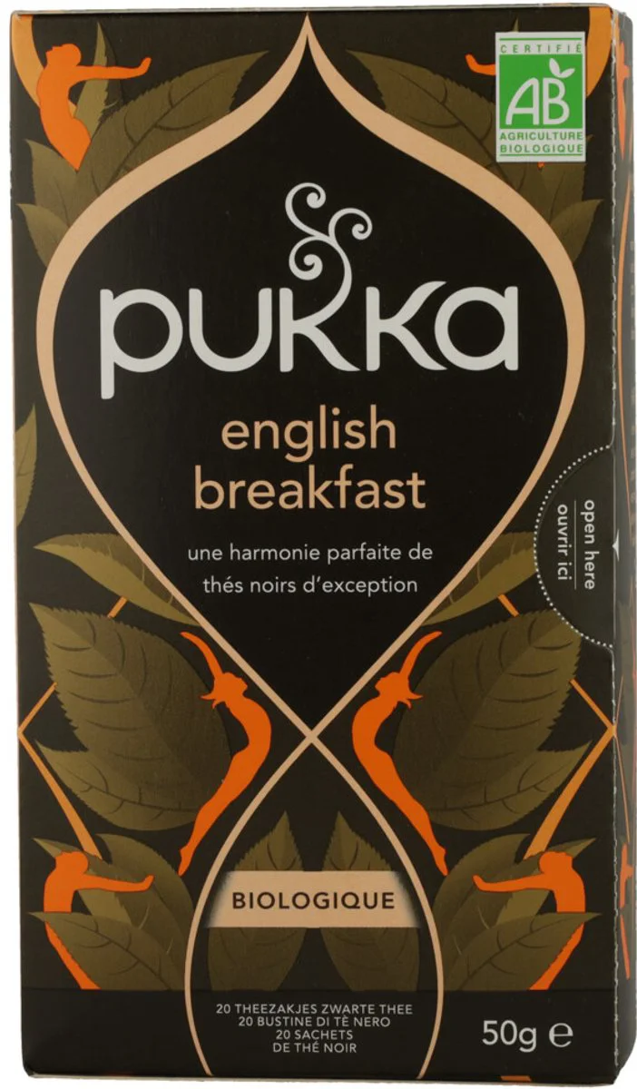 Pukka Biologische Thee Elegant English Breakfast 20 stuks