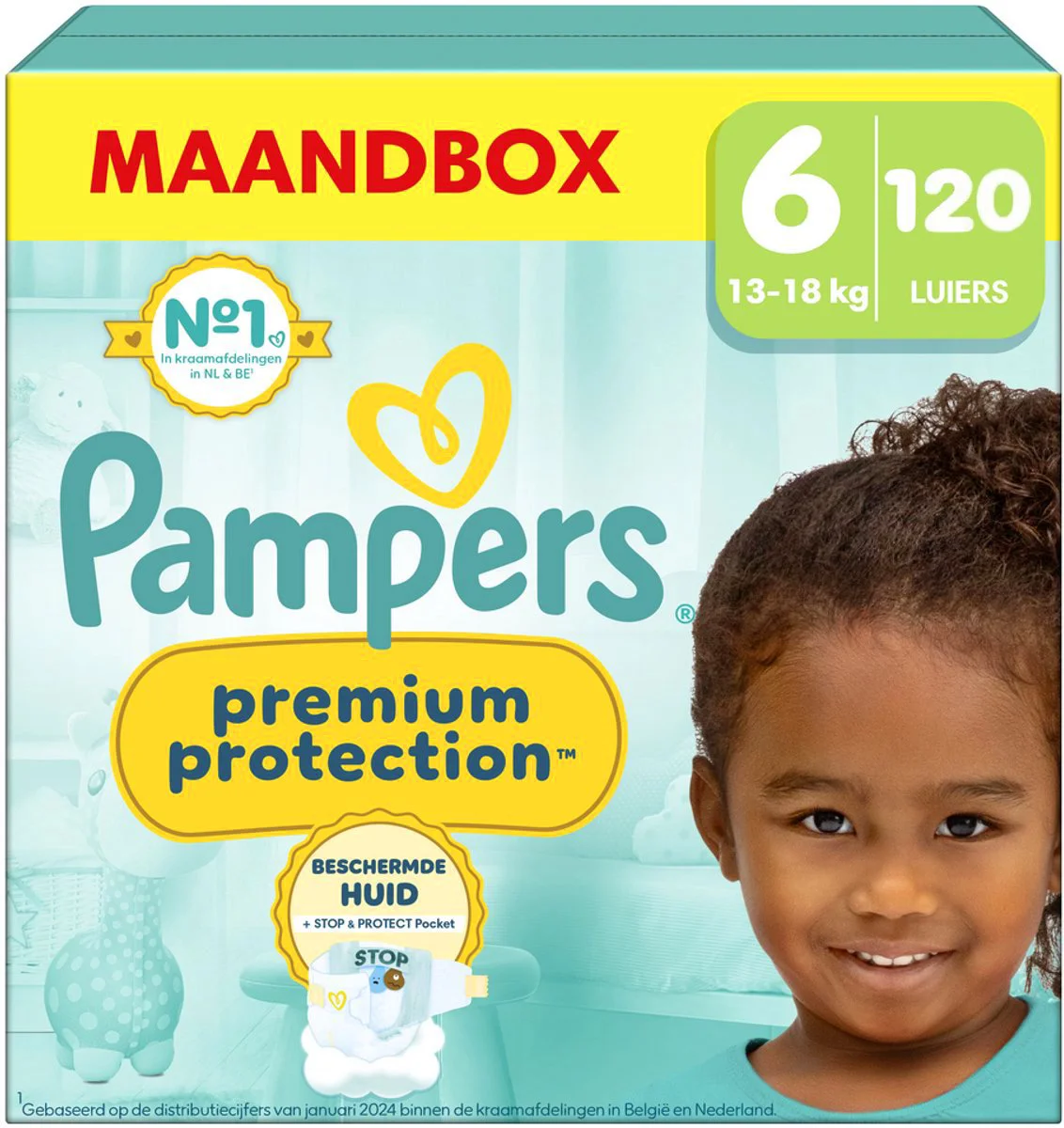 3x Pampers Premium Protection Luiers Maat 6 (13-18 kg) 40 stuks