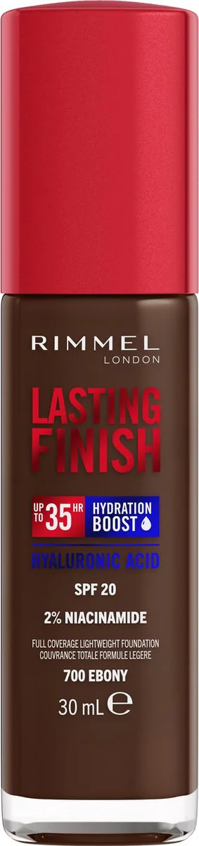 Rimmel Lasting Finish 35H Foundation Ebony 700 30 ml