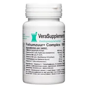 VeraSupplements Foliumzuur+ Complex Tabletten 100TB