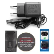 Vervangende Oplader voor Philips HQ8505 - 15V 5,4W - 1 Meter Kabel - Geschikt voor Philips Scheerapparaten, Trimmers en OneBlade - Wereldwijde Spanning