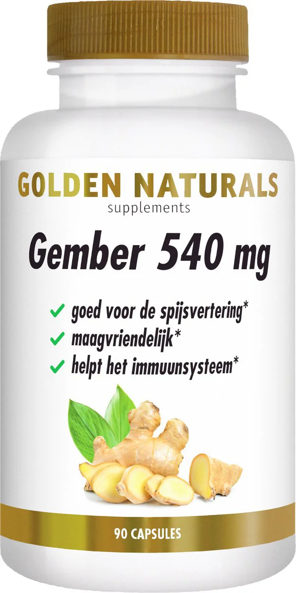 Golden Naturals Gember 300 mg 90 capsules
