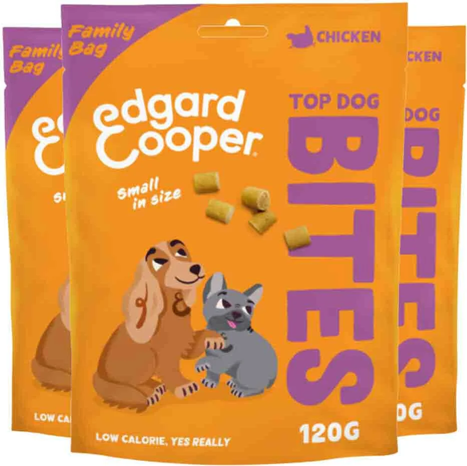 3x Edgard & Cooper Adult Bite S Kip 120 gr