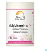 Be-Life Multivitamines Plus Capsules 60CP