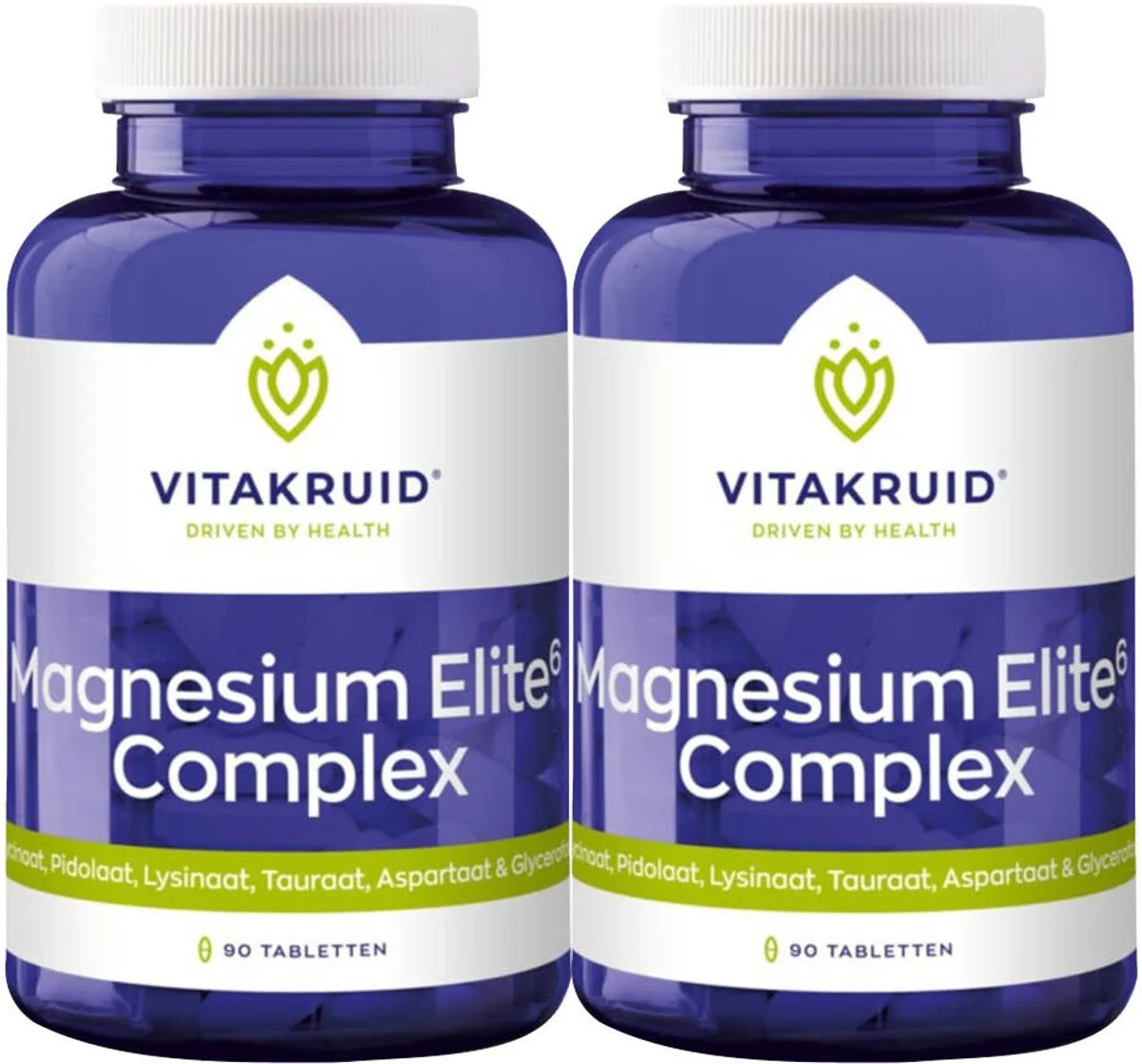 2x Vitakruid Magnesium Elite⁶ Complex 90 tabletten