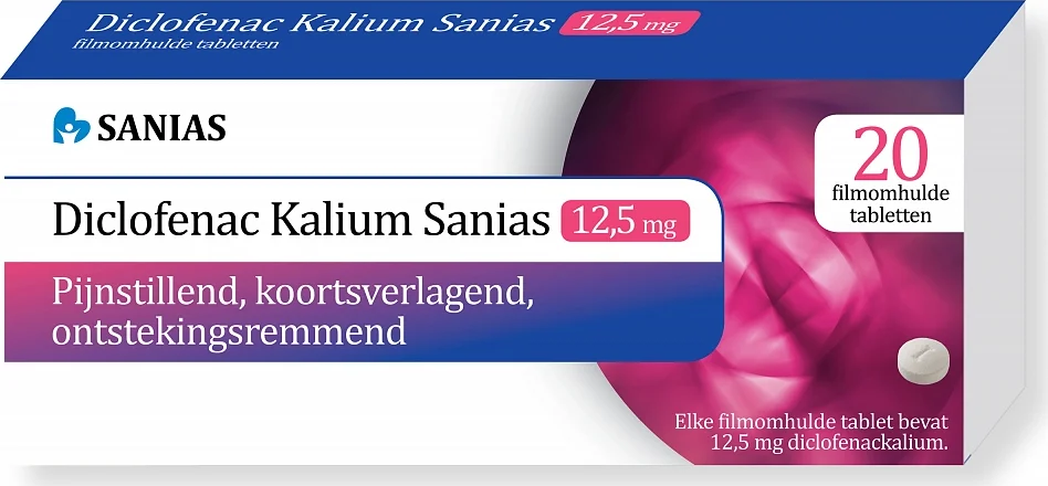 Sanias Diclofenac Kalium 12.5mg 20st