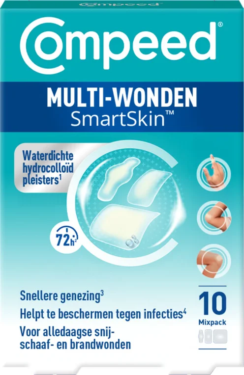 Compeed SmartSkin Multiwondpleister Mix 10ST