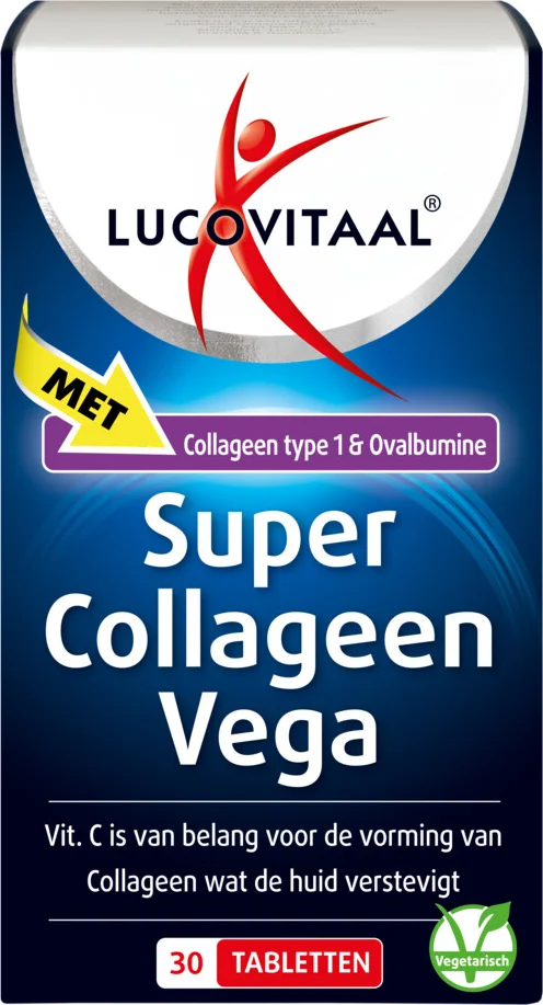 3x Lucovitaal Collageen Vega Super 30 tabletten
