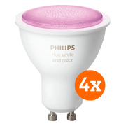 Philips Hue White and Color GU10 4-pack