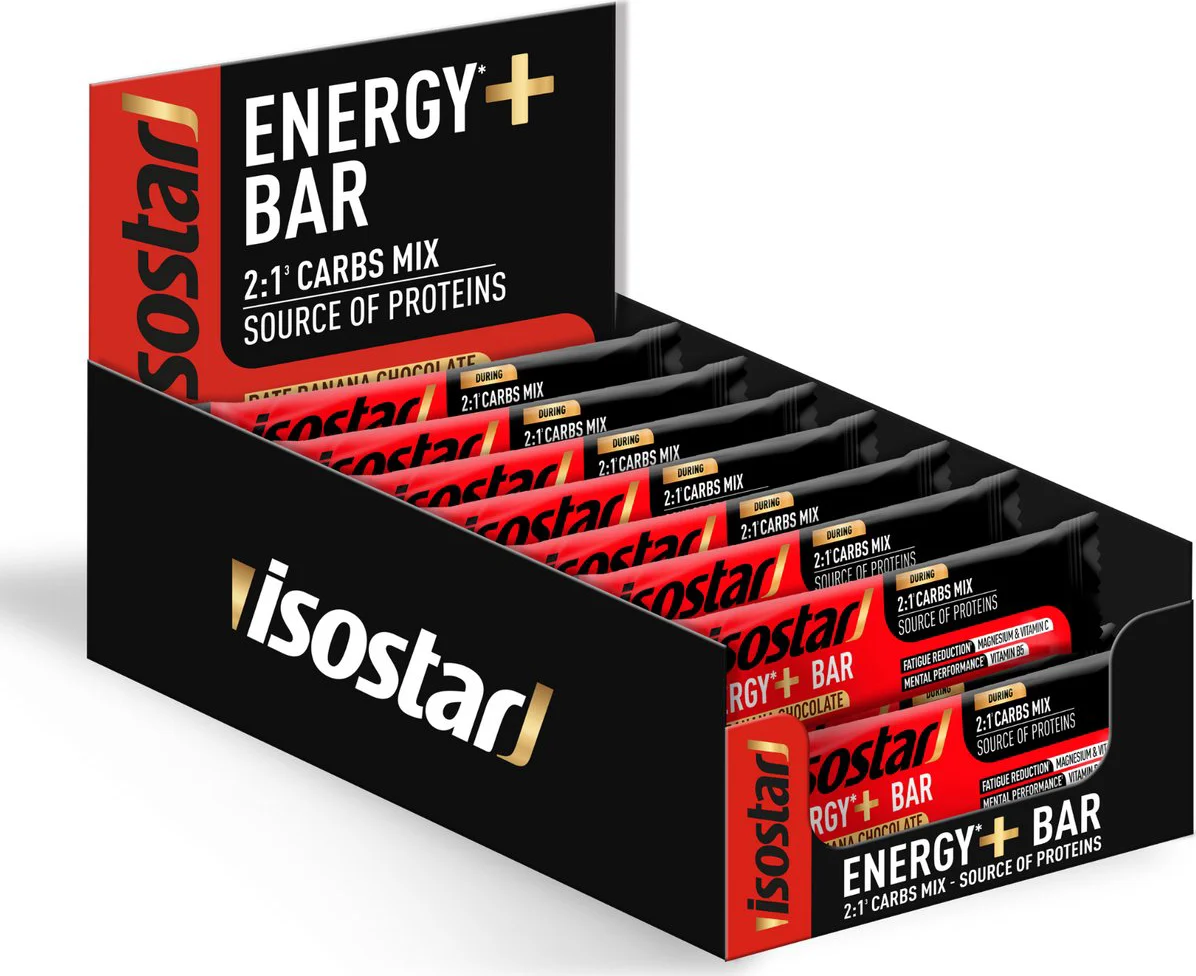 Isostar Long Energy +3H Bar Banana Chocolate 15x32 gr