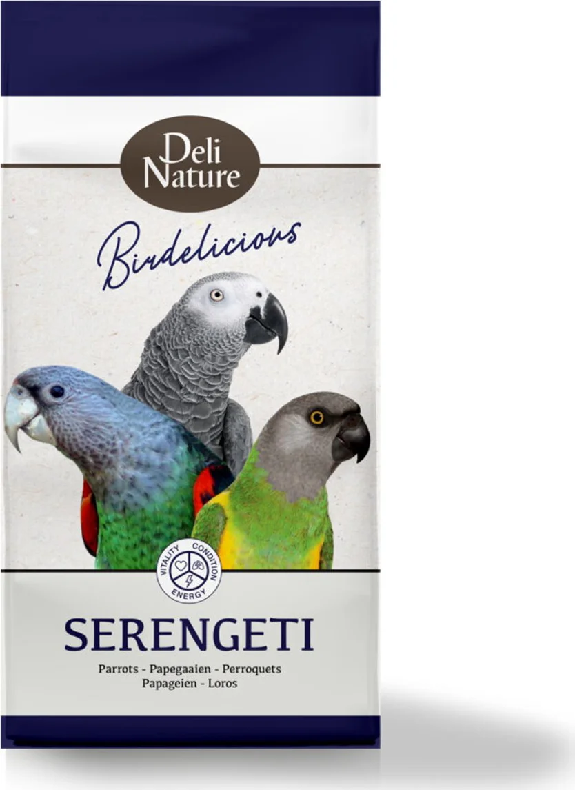 5x Deli Nature Birdelicious Papegaaien Serengeti 750 gr