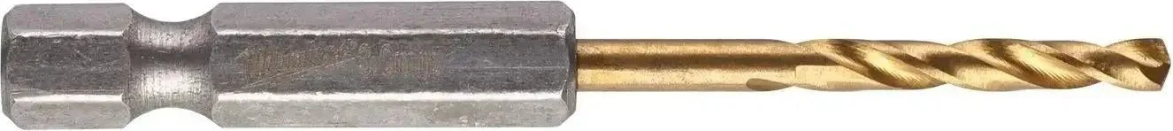 Milwaukee Metaalboor Shockwave HSS-G TiN Red Hex 3 x 65 mm VE=2 - 48894763