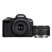 Canon EOS R50 + RF-S 18-45mm f/4.5-6.3 IS STM + RF 50mm f/1.8 STM