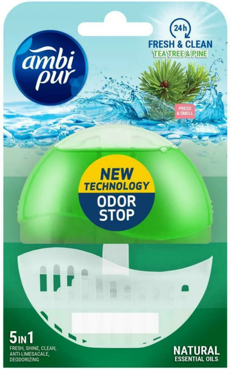 Ambi Pur Toiletblok Starterkit 5in1 Tea Tree & Pine