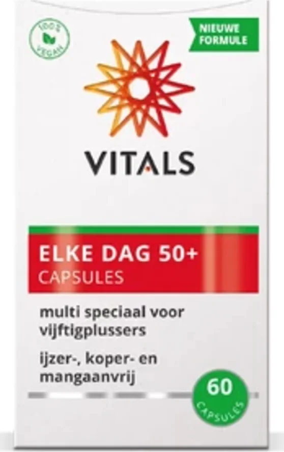 2x Vitals Elke Dag 50+ 60 capsules