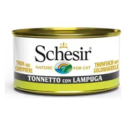Schesir Katten Natvoer Blik Tonijn en Goudmakreel 85 gr