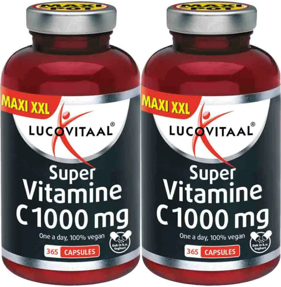 2x Lucovitaal Vitamine C1000 Vegan 365 capsules