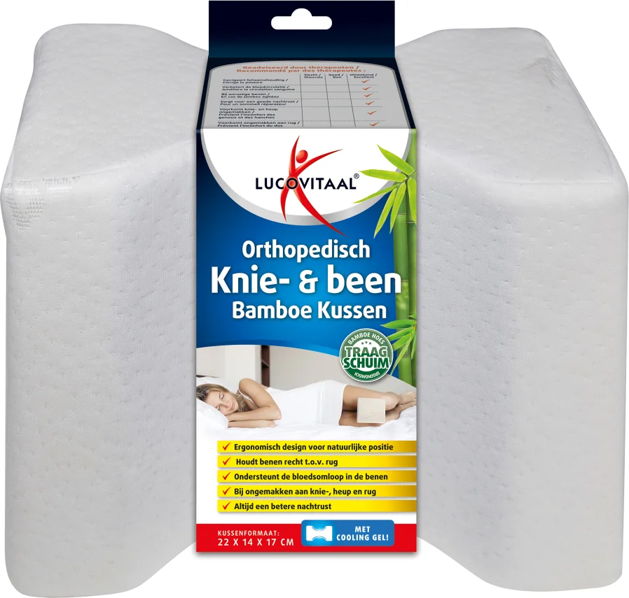 Lucovitaal Knie & Been kussen Bamboe