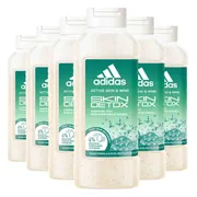 6x Adidas Shower Gel Active Skin & Mind Skin Detox W 400 ml