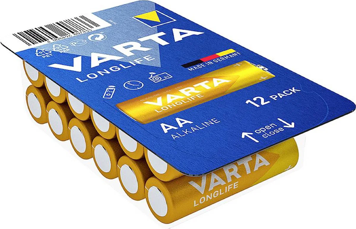 5x Varta LITHIUM Coin Batterijen CR2032 Blister 2 stuks