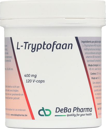DeBa Pharma L-Tryptofaan Capsules 120VCP