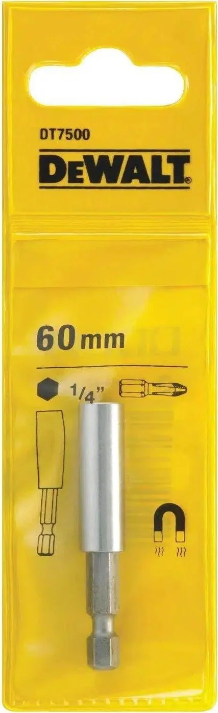 DeWALT DT7500 Magnetische Schroefbithouder 60 mm voor 25mm Schroefbits
