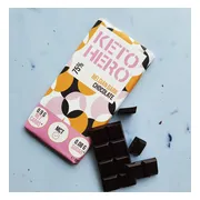Keto Hero 75% Belgian Dark Chocolate 100GR