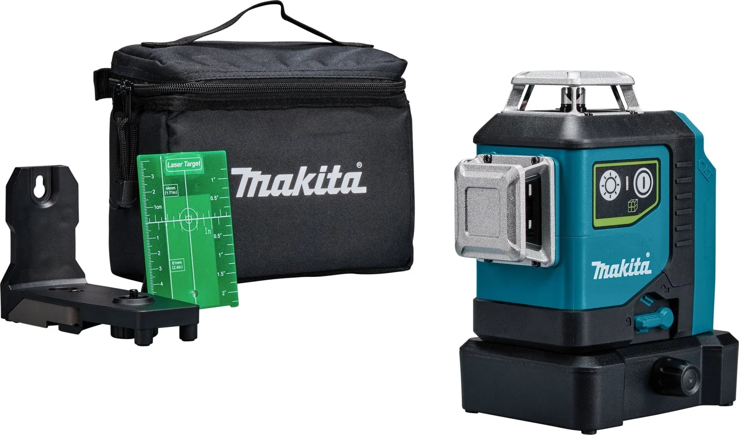 Makita SK700GD Accu Kruislijnlaser 12V Max groen 3x 360° Basic Body