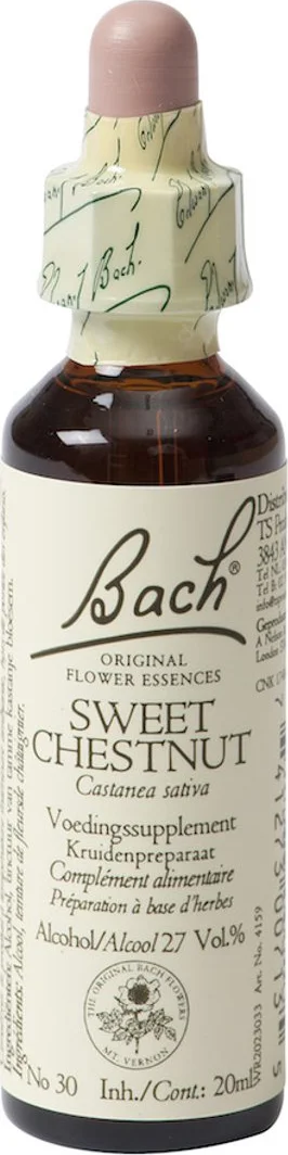 Bach Flower Remedies Tamme Kastanje 30 20ML