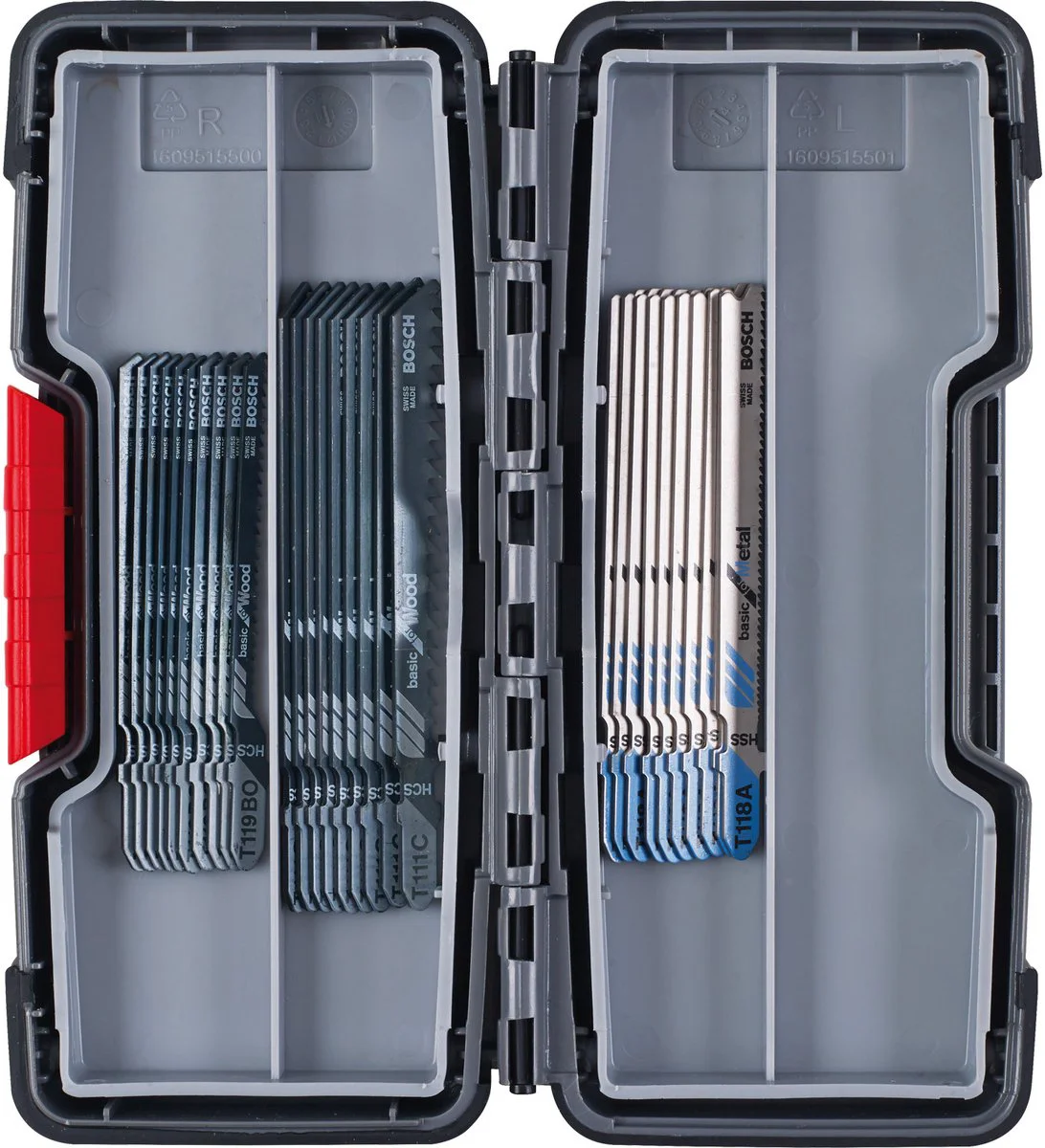 Bosch Professional Decoupeerzaagbladenset 30-delig voor Hout en Metaal in ToughBox - 2607010903