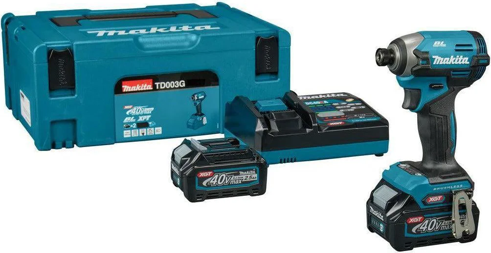 Makita TD003GD201 Accu slagschroevendraaier 210Nm XGT 40V Max 2.5Ah in Mbox