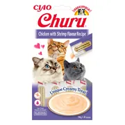 Ciao Kattensnack Churu Kip - Garnaal 60 gr